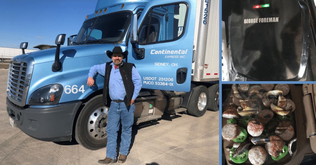 Tips from an experienced Continental Express driver for eating out on the road less and cooking in the truck more