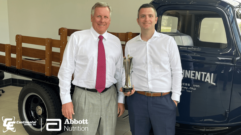 In a pointed year for healthcare and logistics, Abbott Nutrition selects Continental Express as its 2020 Carrier of the Year