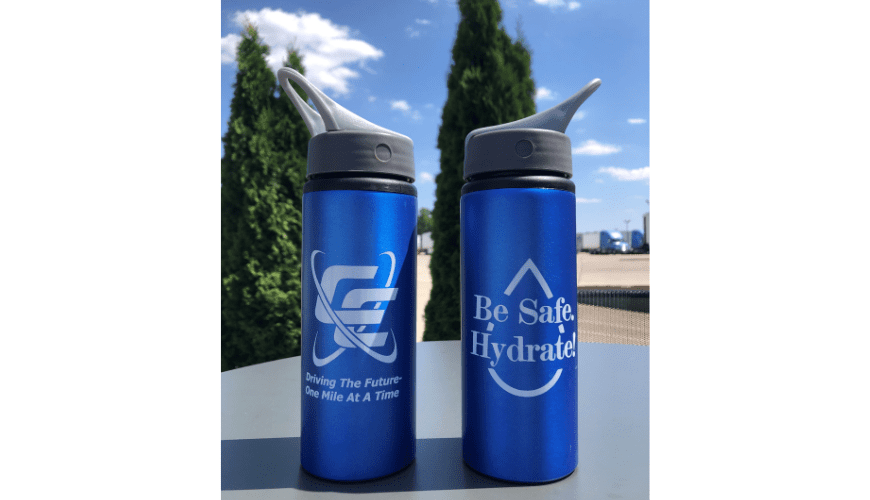 Continental Express' Custom Water Bottles