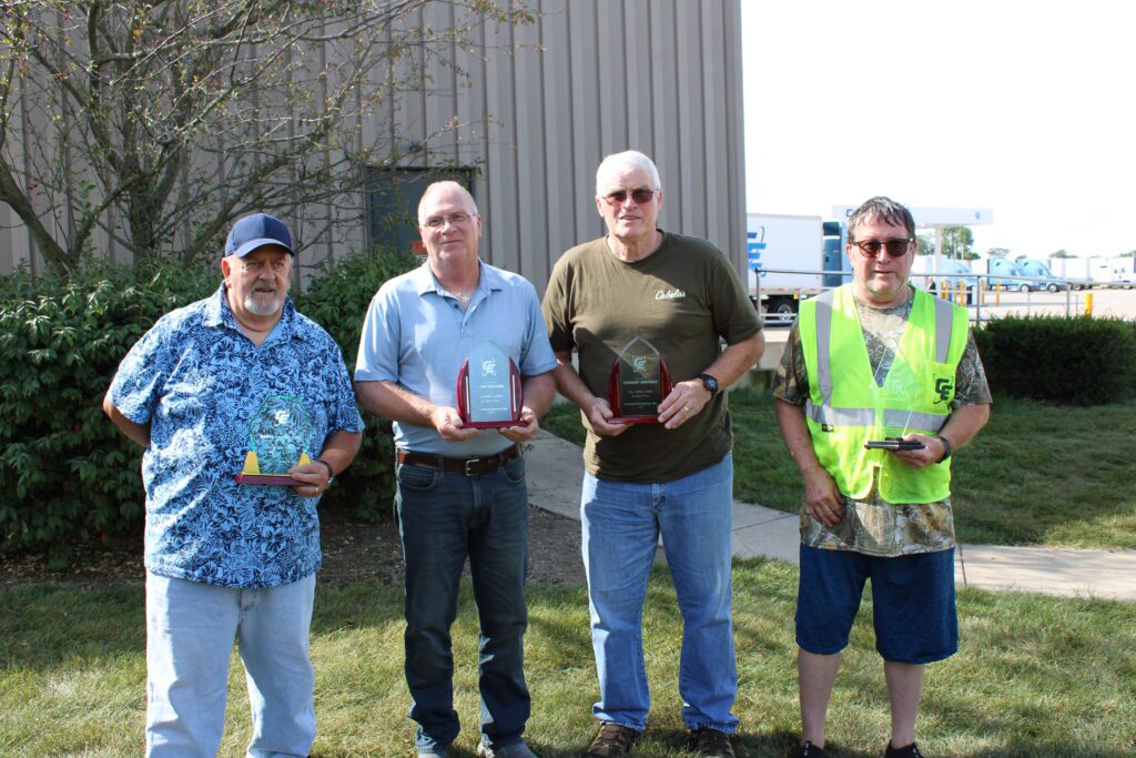 During Continental's National Truck Driver Appreciation Week celebrations, drivers were awarded for safe driving