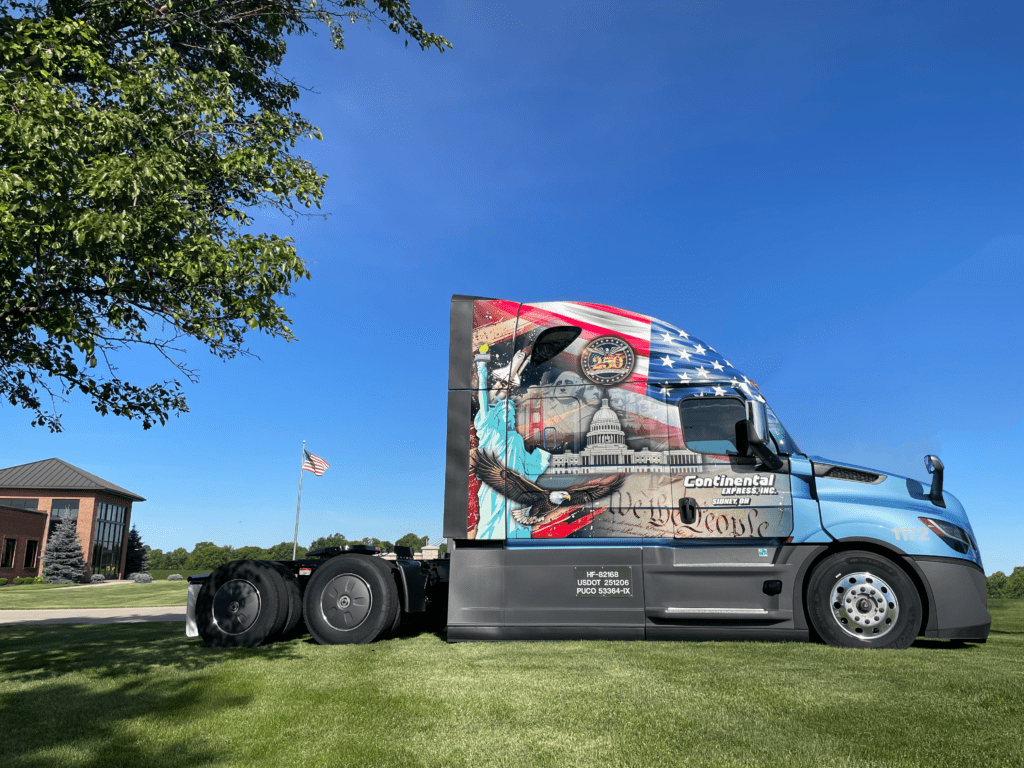 Continental Express Unveils America 250 Truck